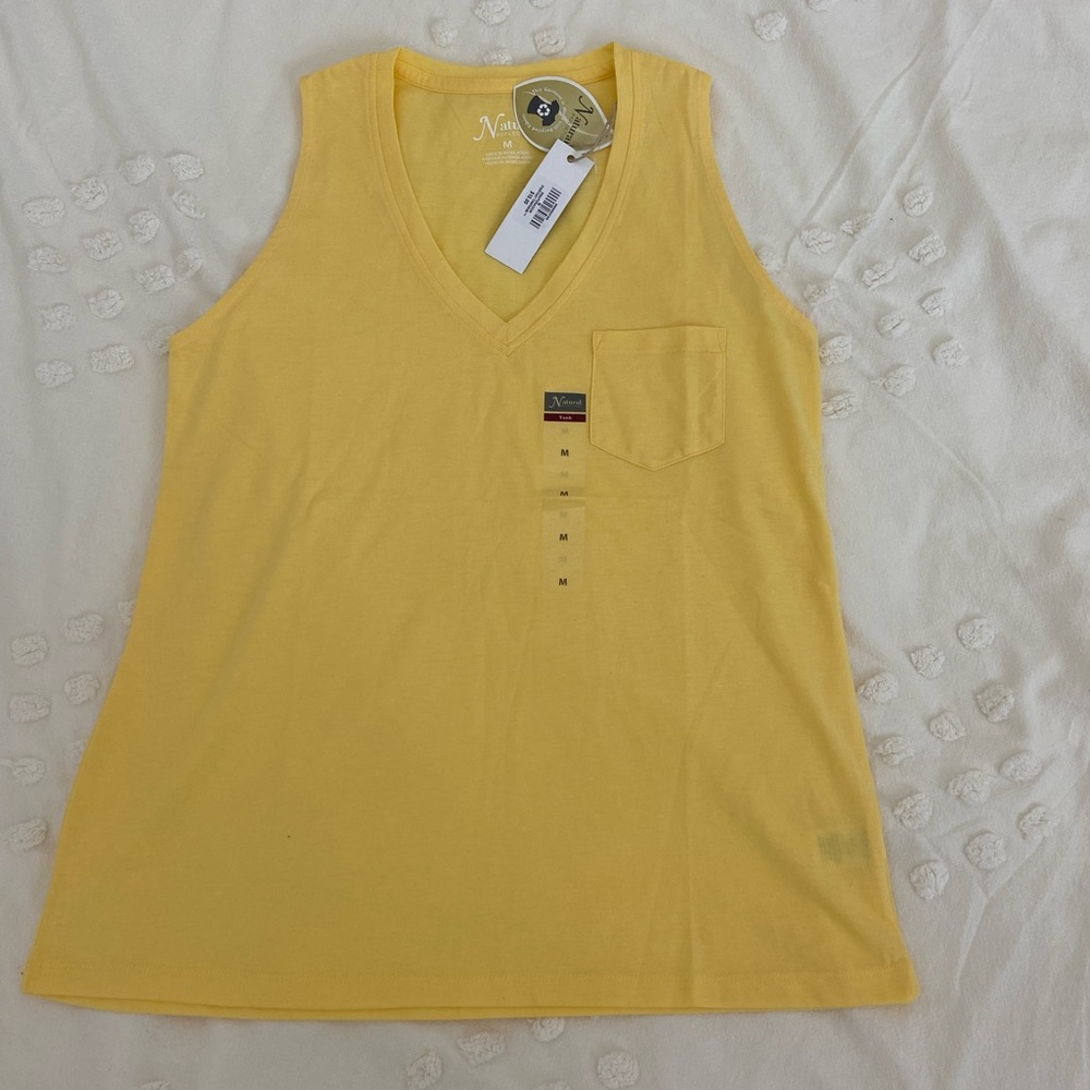 Light weight yellow tink top